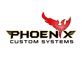 phoenix custom systems logo design by mewlana