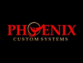 phoenix custom systems logo design by naldart