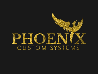 phoenix custom systems logo design by NagCreative