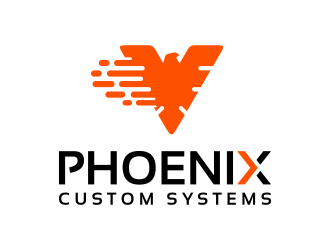 phoenix custom systems logo design by p0peye
