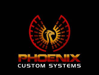 phoenix custom systems logo design by tec343