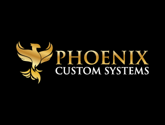 phoenix custom systems logo design by stayhumble