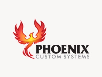phoenix custom systems logo design by zinnia