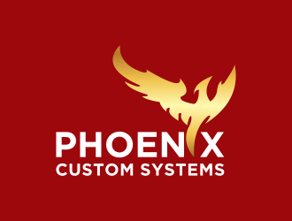 phoenix custom systems logo design by luckyprasetyo