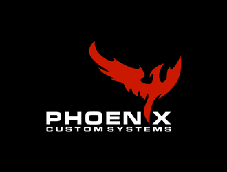 phoenix custom systems logo design by johana