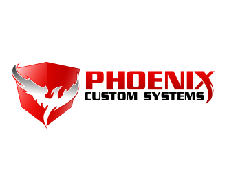 phoenix custom systems logo design by scriotx