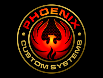 phoenix custom systems logo design by agus