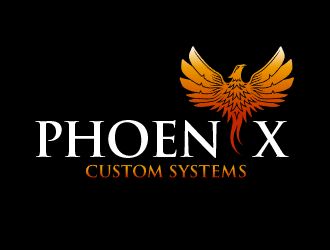 phoenix custom systems logo design by breaded_ham