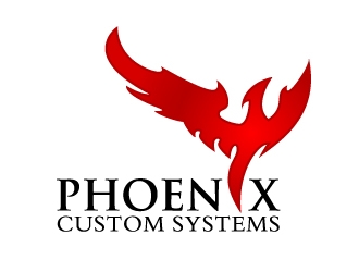 phoenix custom systems logo design by desynergy