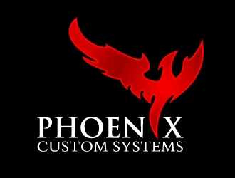 phoenix custom systems logo design by desynergy