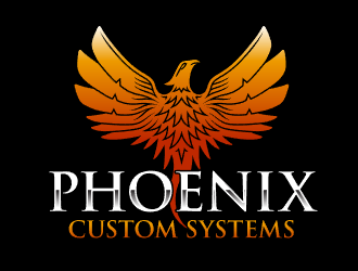 phoenix custom systems logo design by breaded_ham