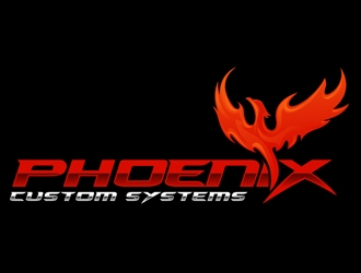 phoenix custom systems logo design by DreamLogoDesign