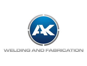 AK Welding and Fabrication logo design by p0peye
