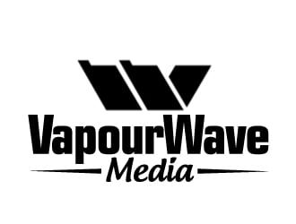 Vapour Wave Media logo design by ElonStark