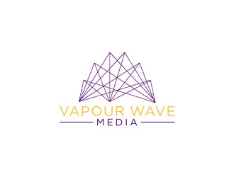 Vapour Wave Media logo design by johana