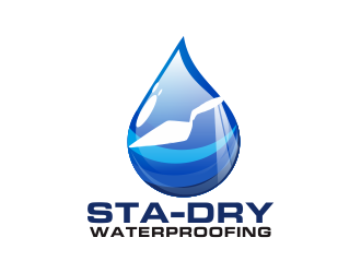 Sta-Dry Waterproofing logo design by Greenlight