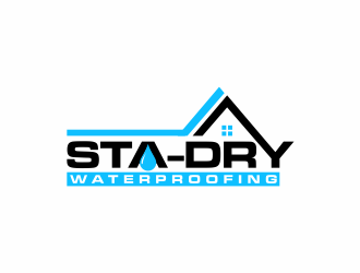 Sta-Dry Waterproofing logo design by santrie
