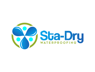 Sta-Dry Waterproofing logo design by AisRafa
