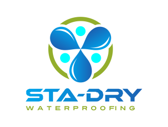 Sta-Dry Waterproofing logo design by AisRafa