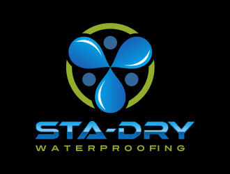 Sta-Dry Waterproofing logo design by AisRafa