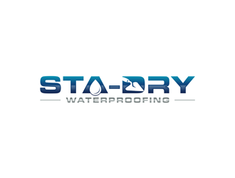 Sta-Dry Waterproofing logo design by ndaru