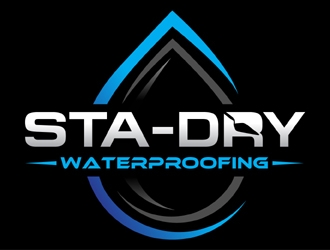 Sta-Dry Waterproofing logo design by MAXR