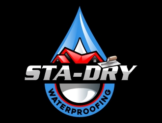 Sta-Dry Waterproofing logo design by Suvendu