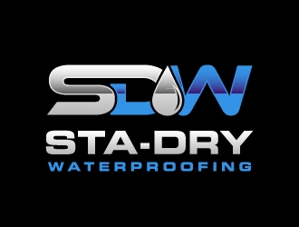 Sta-Dry Waterproofing logo design by labo