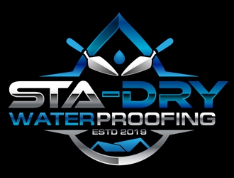 Sta-Dry Waterproofing logo design by DreamLogoDesign