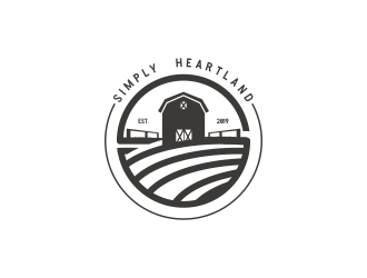 Simply Heartland logo design by naldart