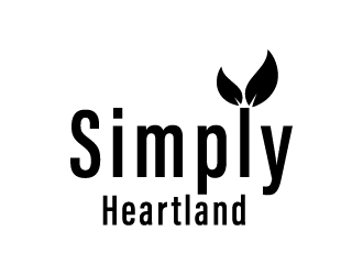 Simply Heartland logo design by tukangngaret