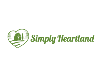 Simply Heartland logo design by MantisArt