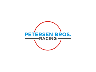 Petersen Bros. Racing logo design by Diancox