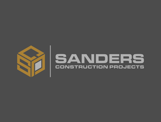 Sanders Construction Projects logo design by ndaru