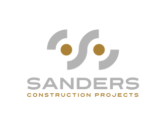 Sanders Construction Projects logo design by AisRafa