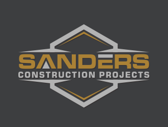 Sanders Construction Projects logo design by agus