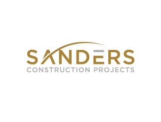 Sanders Construction Projects logo design by labo