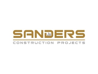 Sanders Construction Projects logo design by BrainStorming