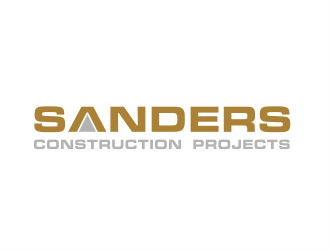 Sanders Construction Projects logo design by evdesign