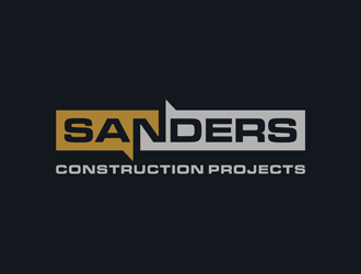 Sanders Construction Projects logo design by alby
