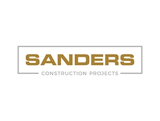 Sanders Construction Projects logo design by SteveQ