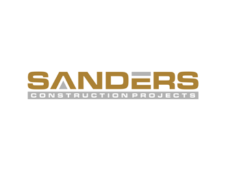 Sanders Construction Projects logo design by alby