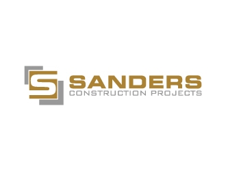 Sanders Construction Projects logo design by desynergy
