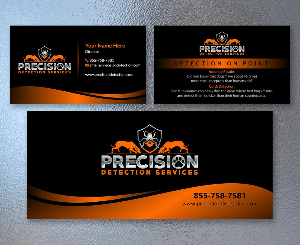 Precision Detection Services logo design by fritsB