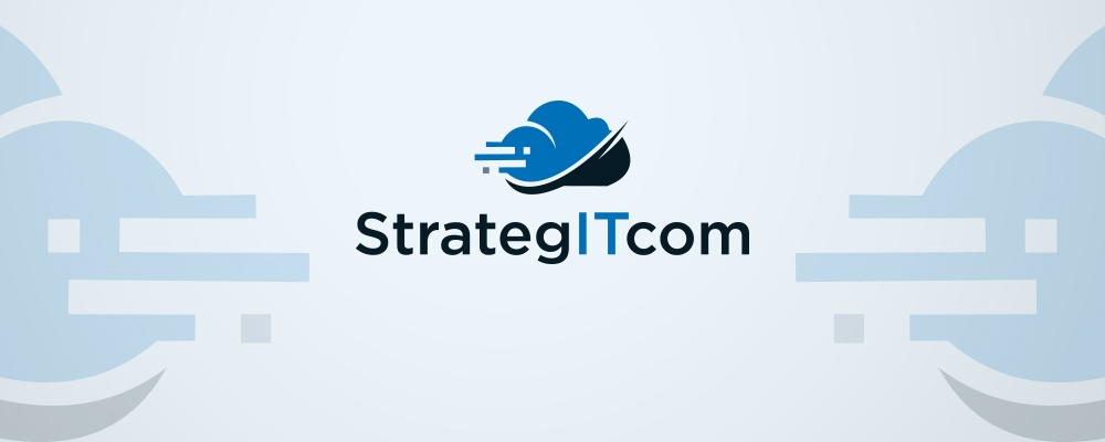 StrategITcom logo design by heba