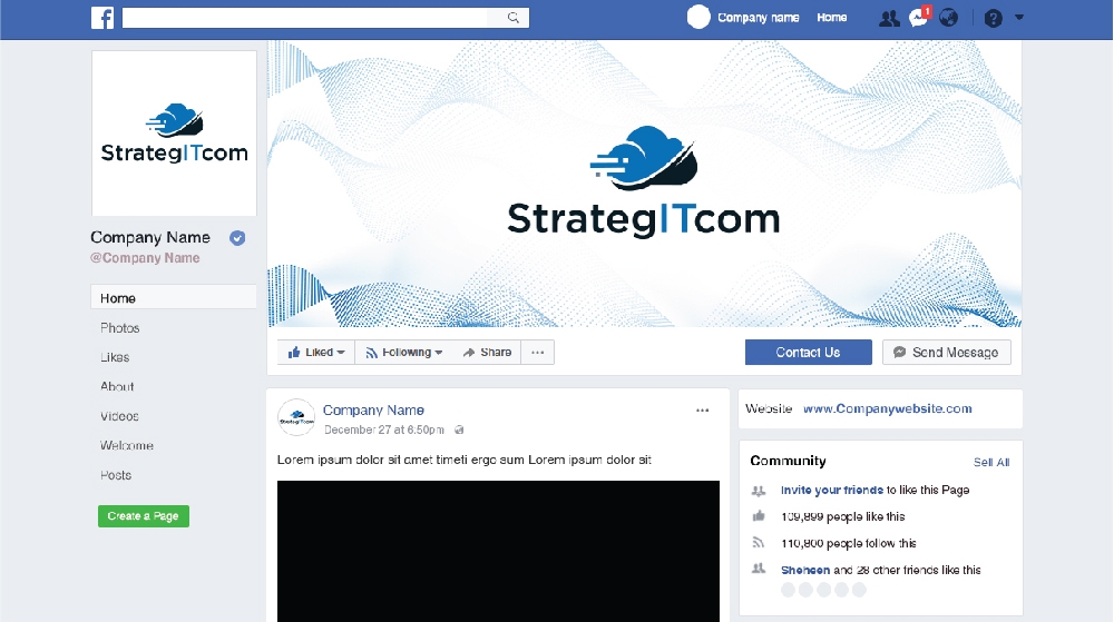StrategITcom logo design by Boooool