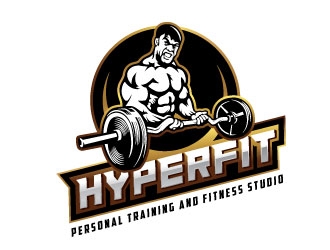 HyperFit logo design by Conception