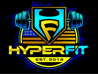 HyperFit logo design by REDCROW
