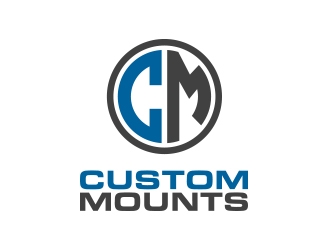 Custom Mounts logo design by MarkindDesign
