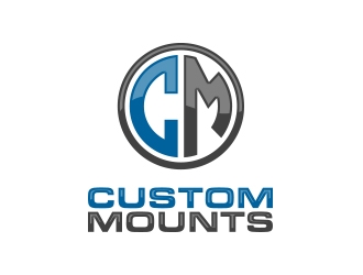 Custom Mounts logo design by MarkindDesign